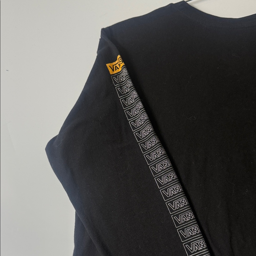 Vans Black Long Sleeve with Yellow Graphic - Picture 9 of 12